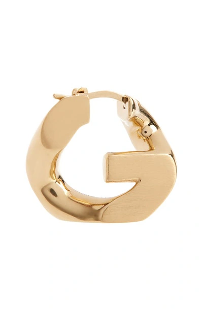 Shop Givenchy G Chain Hoop Earrings In 710-golden Yellow
