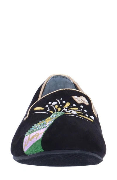 J. Reneé New Year Embroidered Loafer In Black