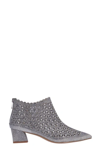 J. Reneé Jacinta Pointed Toe Bootie In Pewter