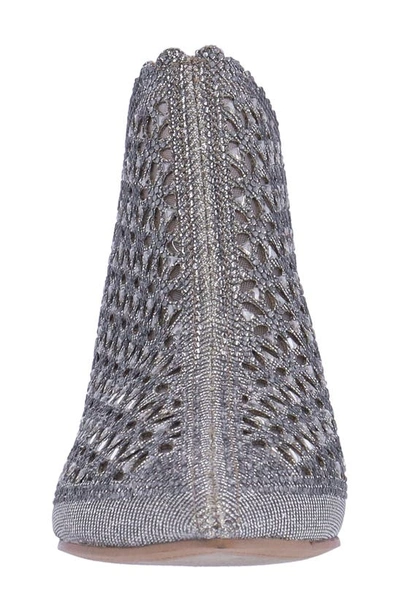 J. Reneé Jacinta Pointed Toe Bootie In Pewter