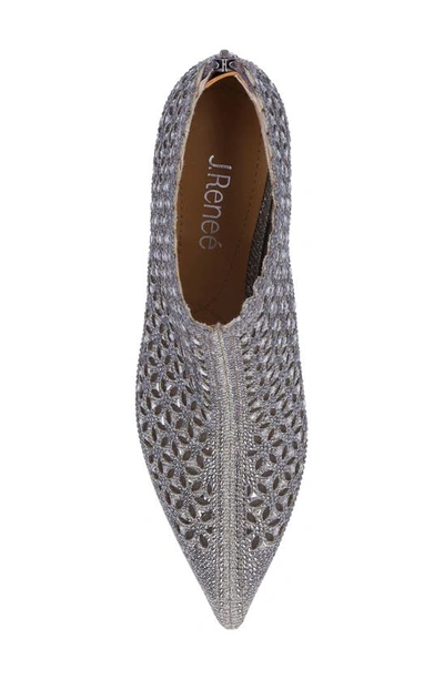 J. Reneé Jacinta Pointed Toe Bootie In Pewter