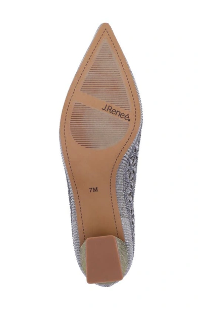 J. Reneé Jacinta Pointed Toe Bootie In Pewter