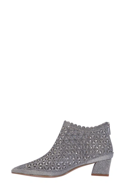 J. Reneé Jacinta Pointed Toe Bootie In Pewter