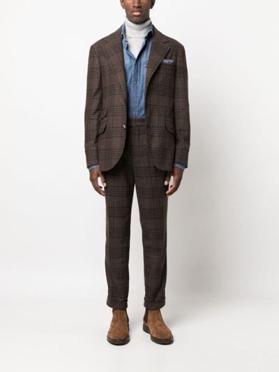 Brunello Cucinelli Roll-neck Cashmere Jumper In Grey