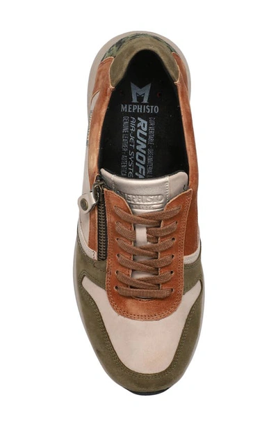 Shop Mephisto Kim Sneaker In Loden Combo