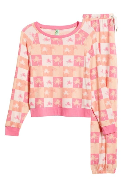 Honeydew Intimates Star Seeker Pajamas In Sweet Pea Check
