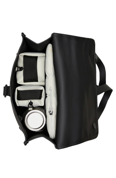 Shop Rains Mini Waterproof Backpack In Black