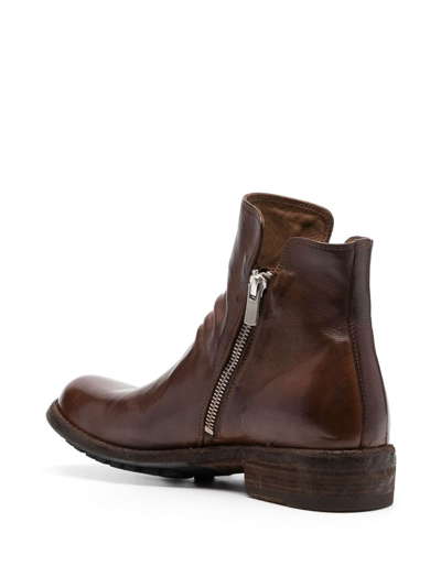 Officine Creative Stiefel Mit Runder Kappe In Brown