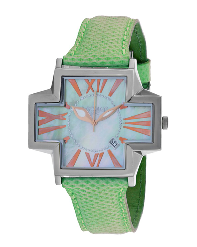 Locman Women's Italy Plus Mother Of Pearl Dial Watch