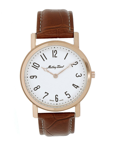 Mathey-tissot Men's City White Dial Watch