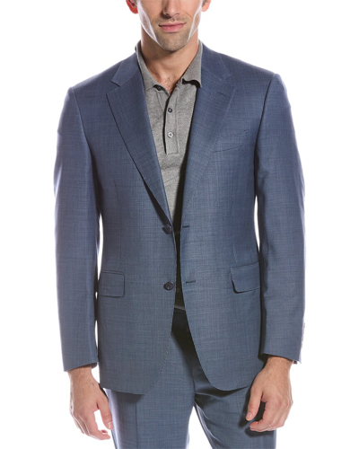 Shop Canali 2pc Wool Suit In Blue