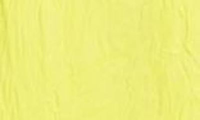 Proenza Schouler Button-hem Crushed Matte Satin Midi Shirtdress In 700 Yellow