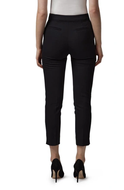 Lk Bennett Wiley Slim Fit Ankle Trousers In Black