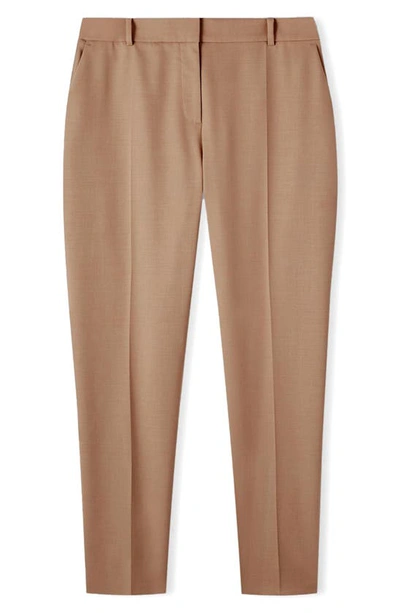 Lk Bennett Mariner Ankle Cigarette Trousers In Camel