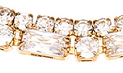 Ettika Mixed Crystal & Cubic Zirconia Tennis Choker In Gold