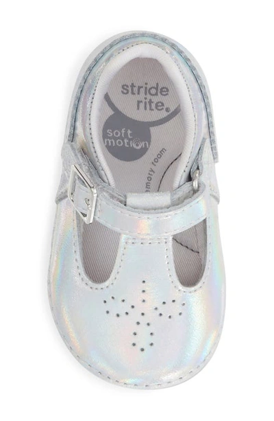 Stride Rite Lucianne Soft Motion™ T-strap Shoe In Iridescent