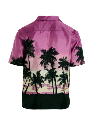 Shop Palm Angels 'pink Sunset' Shirt