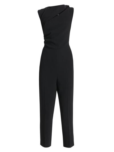 Women's Art.365 Tirana Cut-out Crepe Jumpsuit In Black