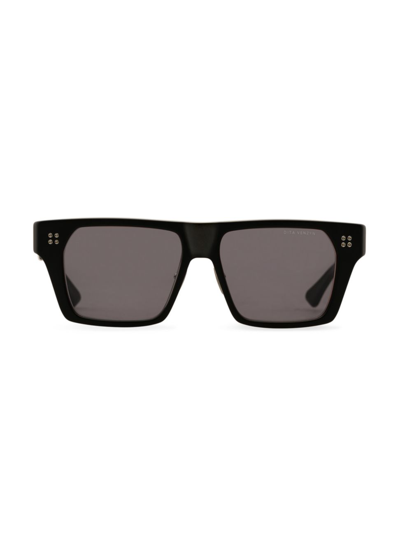 Shop Dita Eyewear Men's Venzyn 56mm Square Sunglasses In Black