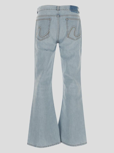 Shop Erl Jeans In <p> Light Blue Jeans In Cotton