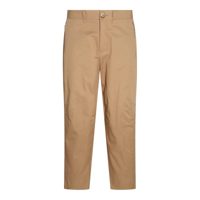 Shop Lanvin Trousers In Sand