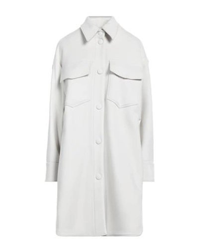 Shop Stella Mccartney Woman Coat Off White Size 0-2 Wool
