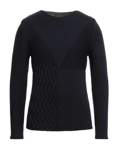 Shop Brian Dales Man Sweater Midnight Blue Size M Wool, Acrylic