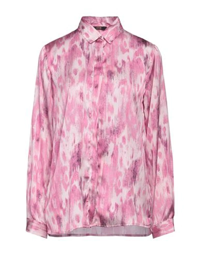 Shop Cavalli Class Woman Shirt Pink Size L Viscose