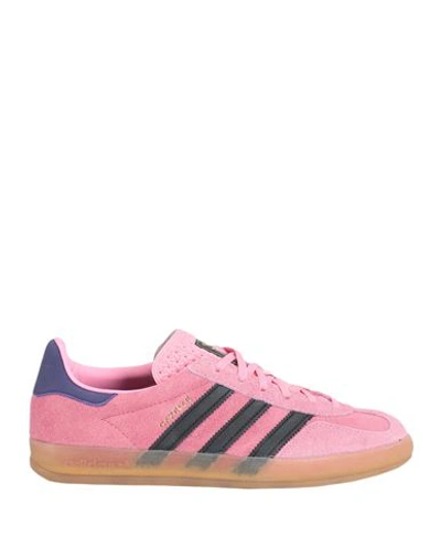 Shop Adidas Originals Gazelle Indoor W Woman Sneakers Fuchsia Size 8 Soft Leather, Rubber In Pink