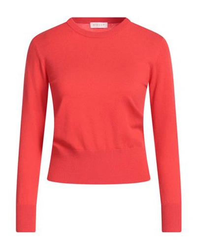 Shop Diktat Woman Sweater Tomato Red Size Xl Merino Wool, Polyester