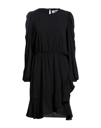 Shop Soallure Woman Midi Dress Black Size 8 Polyester