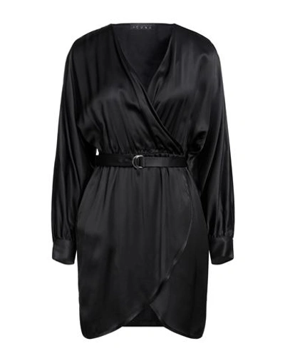 Shop Icona By Kaos Woman Mini Dress Black Size 8 Viscose
