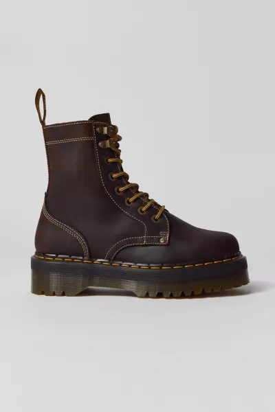 Shop Dr. Martens' Jadon Arc Platform Boot In Brown, Women's At Urban Outfitters