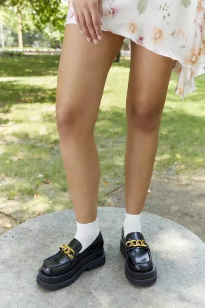 Shop Jeffrey Campbell Recess-pl Loafer In Black, Women's At Urban Outfitters