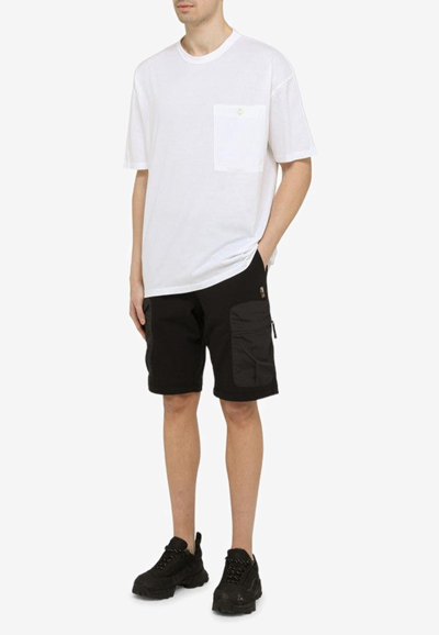 Shop Ten C Basic T-shirt With Patch Pocket In White