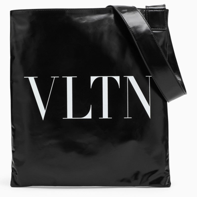 Shop Valentino Garavani Vltn Soft Black Tote Bag Men