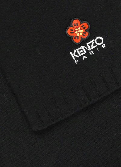 Shop Kenzo Scarfs Black