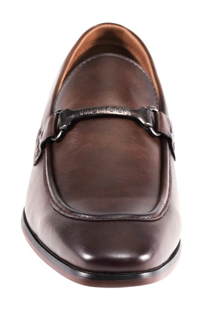 Tommy Hilfiger Senner Bit Loafer In Dark Brown