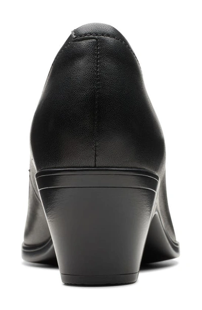 Clarks Emily 2 Ruby Pump In Black Leather