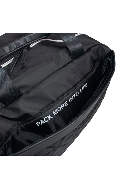 Kenneth Cole Reaction Emma Convertible Duffel Backpack In Black
