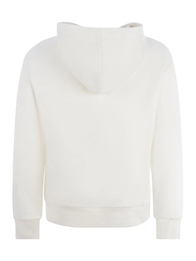 Shop Apc A.p.c. Hoodie Sweatshirt In White