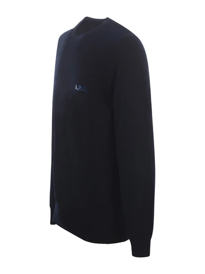 Shop Apc A.p.c. Sweater In Blue