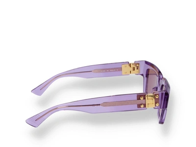 Shop Bottega Veneta Sunglasses In Purple