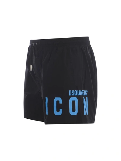 Shop Dsquared2 Swimsuit   "icon" In Black