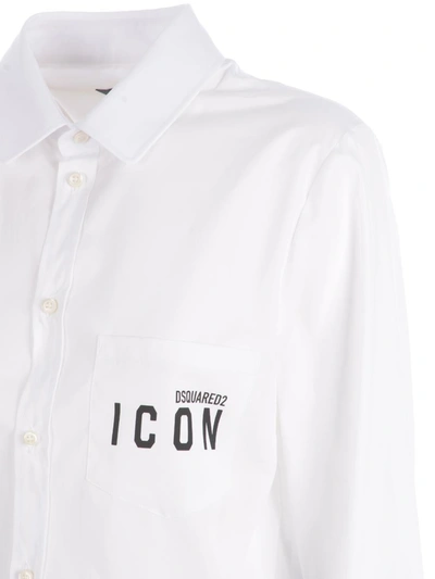 Shop Dsquared2 Shirt  "icon" In White