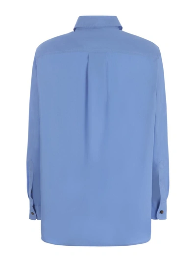 Shop Fay Shirt In Clear Blue