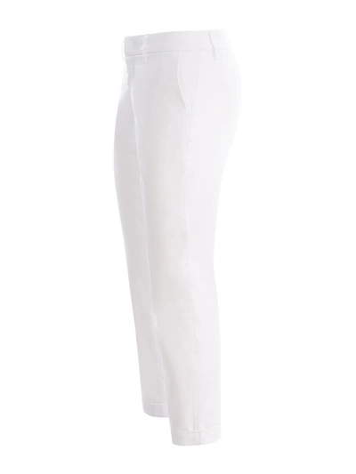 Shop Fay Trousers  "chino" In White