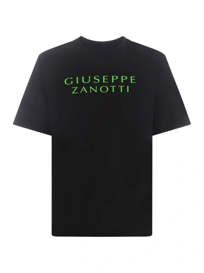 Shop Giuseppe Zanotti T-shirt In Black