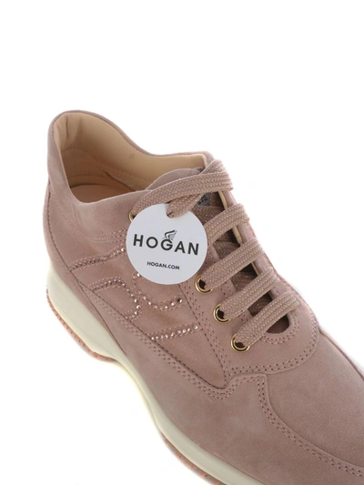 Shop Hogan Sneakers  Interactive In Pink
