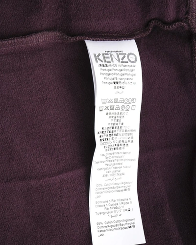 Shop Kenzo Sweatshirt Hoodie In Wine